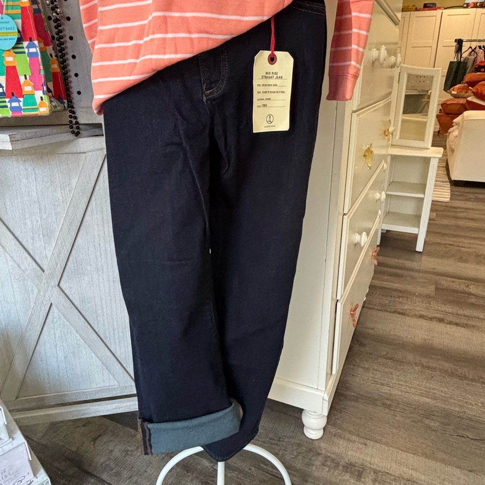 New Land’s End Tummy Control Dark Jeans 10P